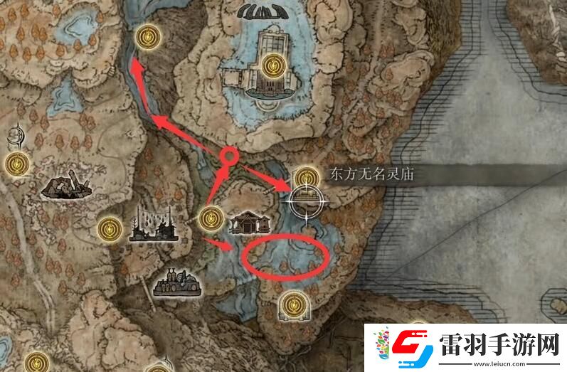 无名灵庙地图标示