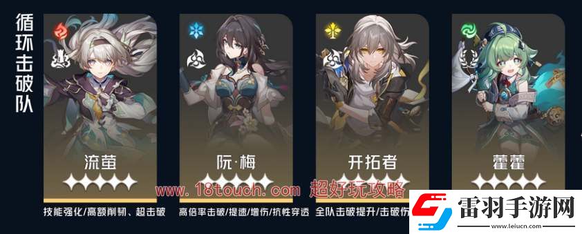 崩坏星穹铁道流萤阵容配队攻略