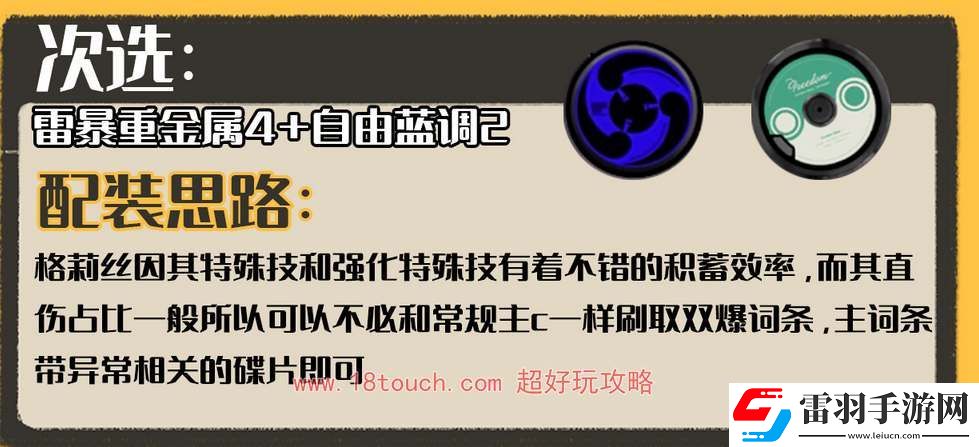 绝区零格莉丝驱动盘搭配推荐
