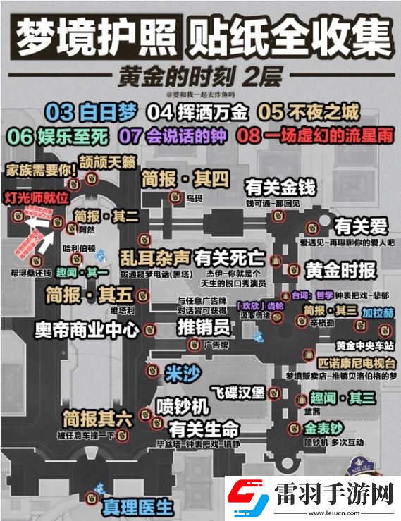崩坏星穹铁道梦境护照贴纸在哪