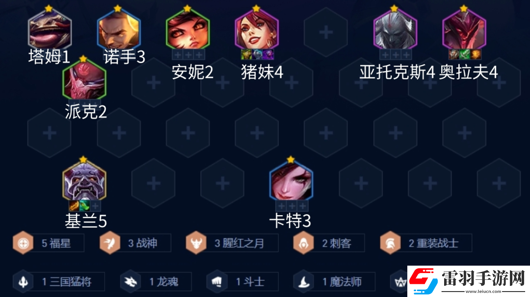 金铲铲之战福星战神奥拉夫阵容推荐