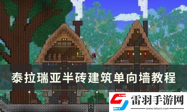 泰拉瑞亚怎么做单向墙