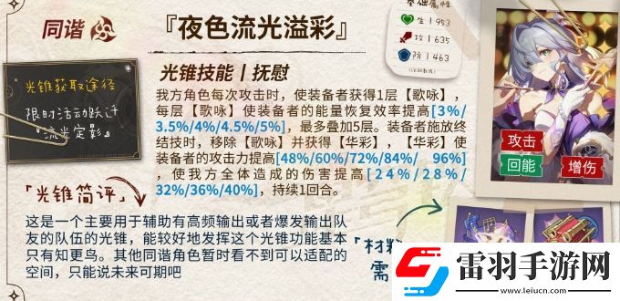 崩坏星穹铁道知更鸟用什么光锥