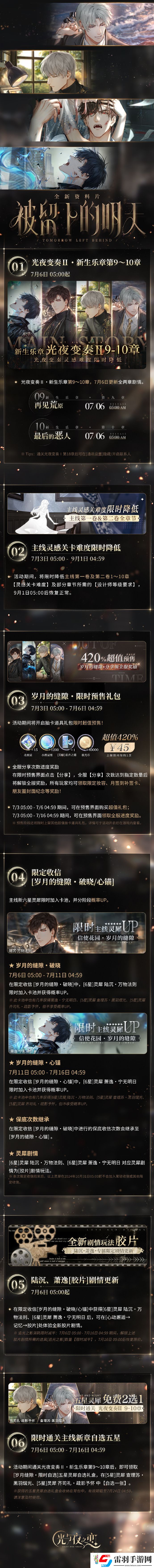 光与夜之恋被留下的明天怎么玩