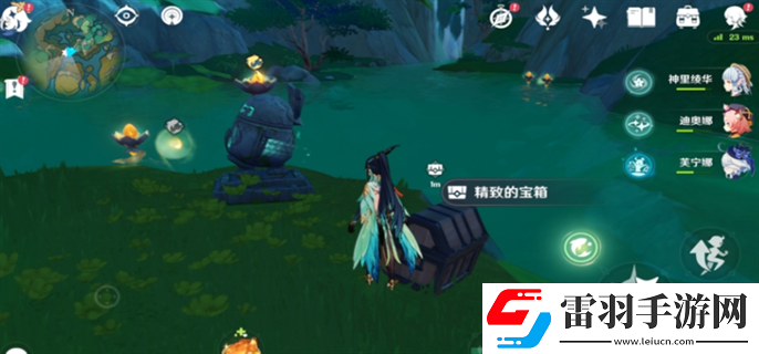 原神4.4悬练山西南侧流莲光景怎么解谜