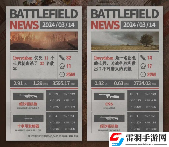 战地风云1支援兵武器怎么选