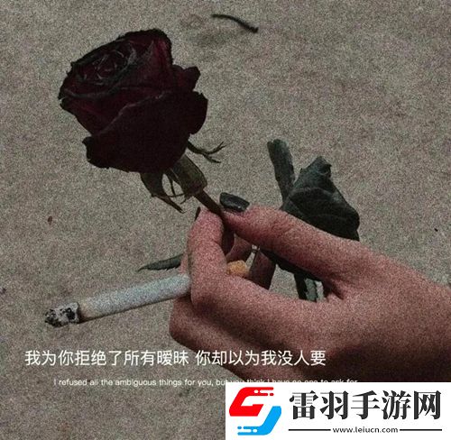 我为你拒绝了所有暧昧你却以我没人要图片