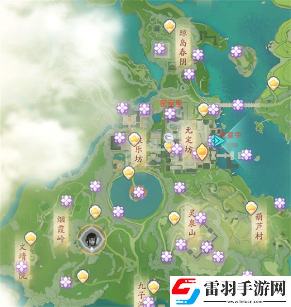 射雕无定风华位置在哪里