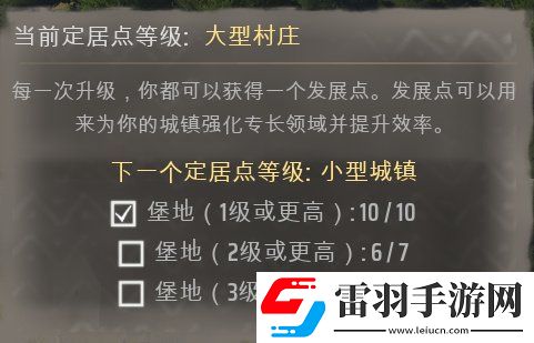 庄园领主新手入门攻略