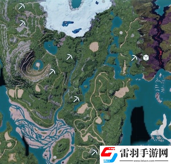 幻兽帕鲁全地图矿点及建家地点建议