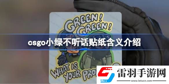 csgo小绿不听话贴纸含义介绍