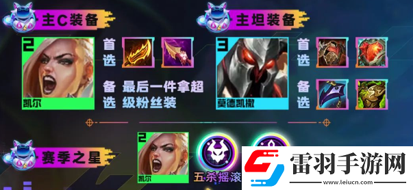 云顶之弈s10五杀登神天使阵容怎么搭配