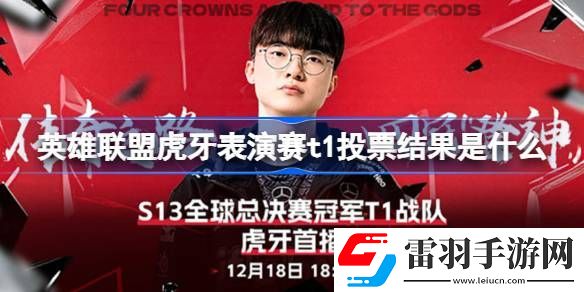 英雄联盟虎牙表演赛t1投票结果是什么