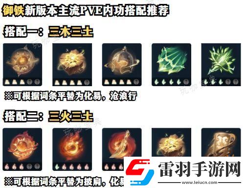 逆水寒手游1.2.1御铁pve内功推荐