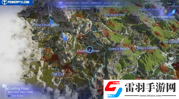阿凡达潘多拉边境菌丝网络活动在什么位置
