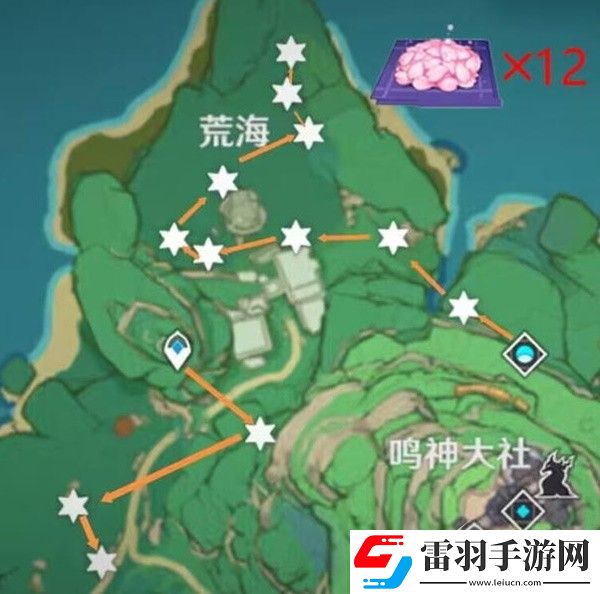 原神神里绫华突破材料绯樱绣球采集路线一览