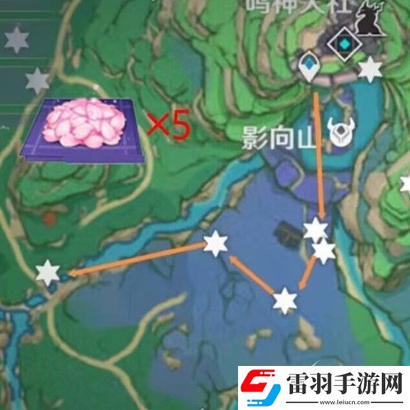 原神神里绫华突破材料绯樱绣球采集路线一览
