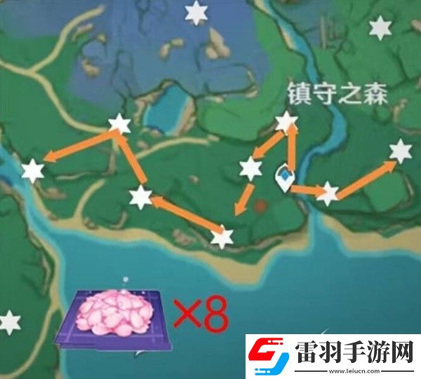 原神神里绫华突破材料绯樱绣球采集路线一览