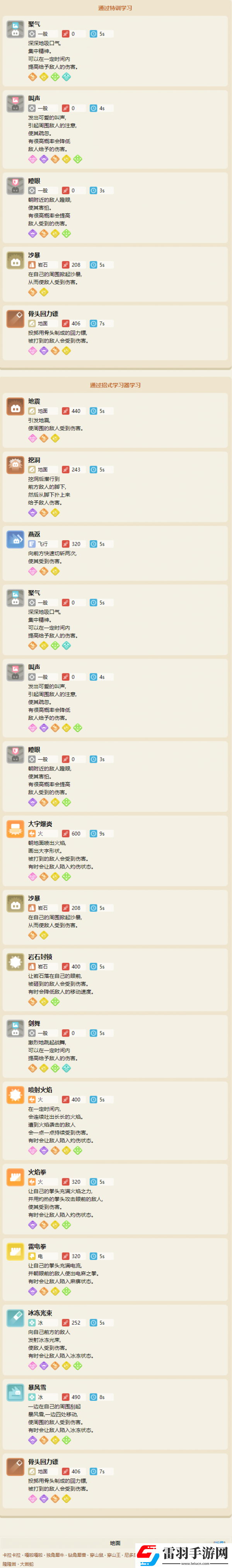 宝可梦大探险卡拉卡拉食谱及进化指南