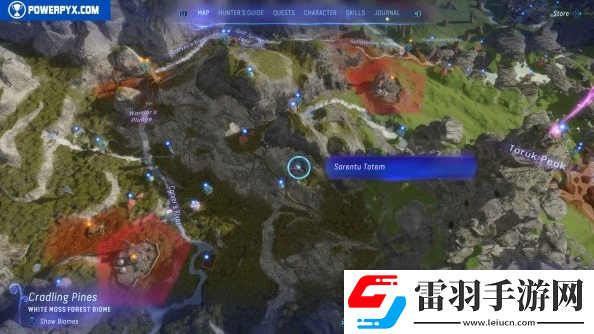 阿凡达潘多拉边境萨仁图图腾在哪