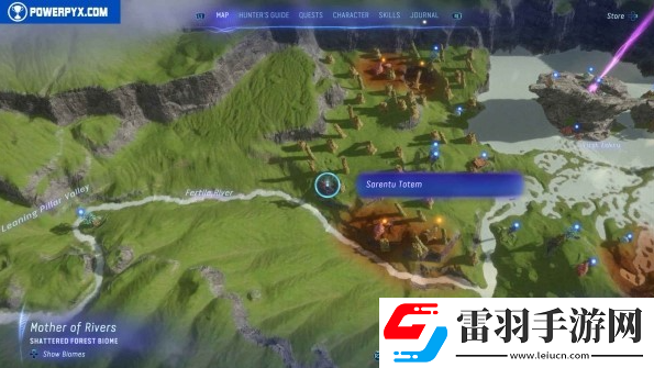 阿凡达潘多拉边境萨仁图图腾在哪