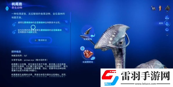阿凡达潘多拉边境帆尾鹿在哪