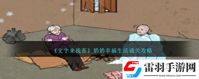 文字来找茬奶奶幸福生活通关攻略分享