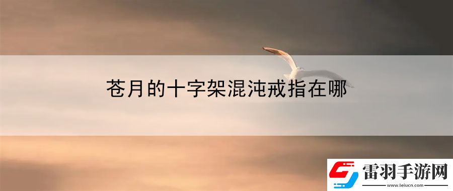 苍月的十字架混沌戒指在哪
