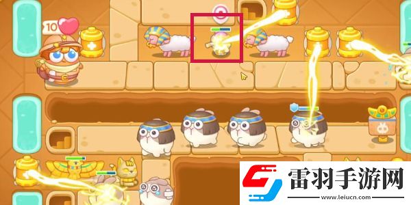 保卫萝卜4法老归来第9关金萝卜技巧
