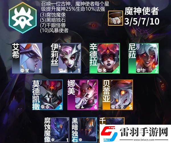 金铲铲之战s12魔神使者怎么玩