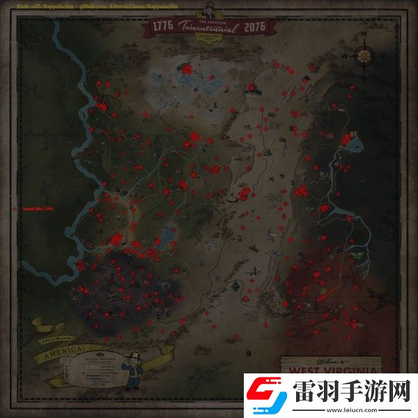 辐射76辐尸人哪里多
