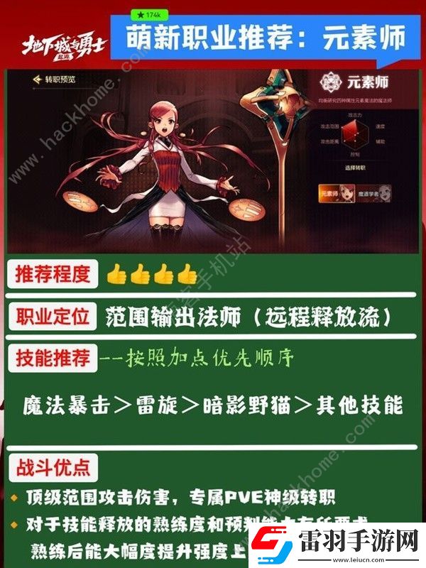 地下城与勇士起源转职推荐