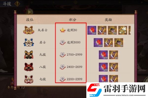 阴阳师8段斗技不掉段吗