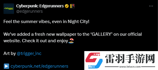 夜之城的夏日气息！露西、丽贝卡清凉泳装壁纸释出