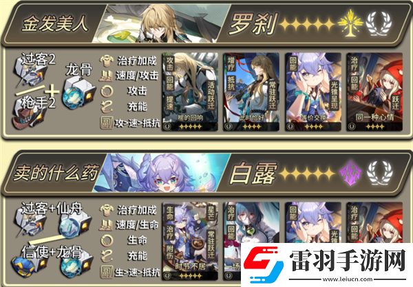 崩坏星穹铁道1.4版本全角色光锥遗器怎么配装