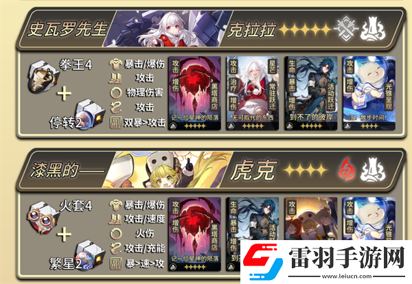 崩坏星穹铁道1.4版本全角色光锥遗器怎么配装