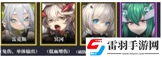 交错战线游戏角色排行一览