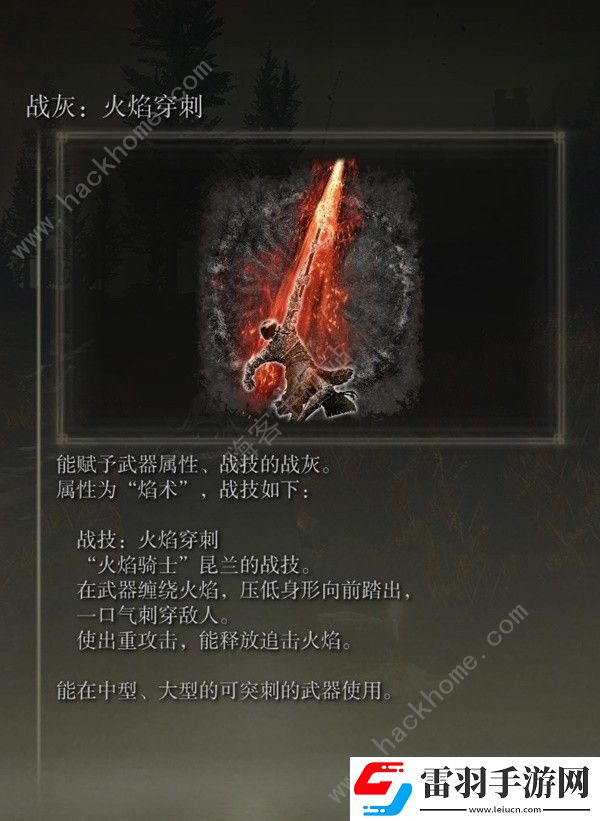 艾尔登法环DLC火焰骑士大剑护符怎么搭配