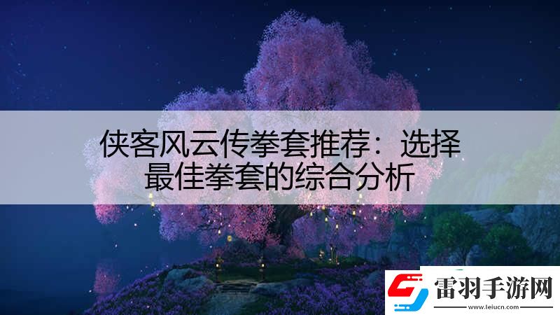 侠客风云传拳套推荐