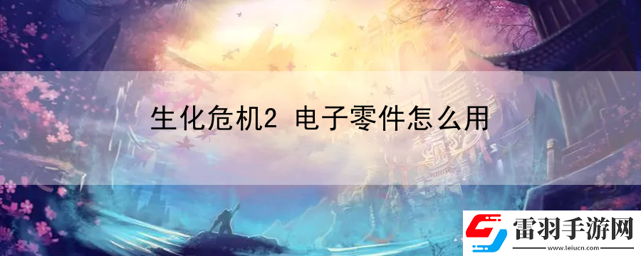 生化危机2电子零件怎么用