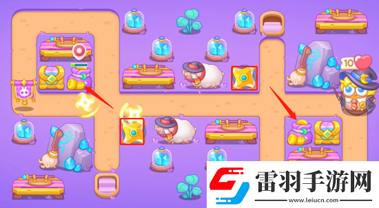 保卫萝卜4阿波与魔法宝藏第44关攻略