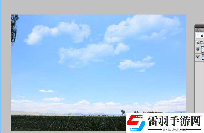 使用PS制作出浮动云彩gif动画的具体操作流程