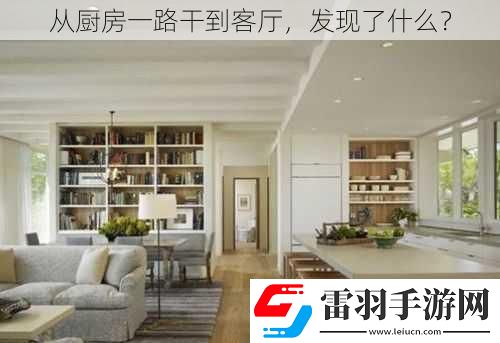 从厨房一路干到客厅