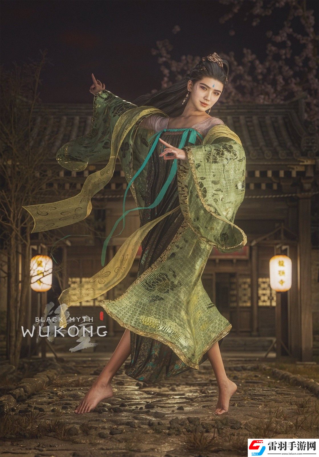黑神话蜘蛛精二姐3D建模图赏赤足起舞非常吸睛