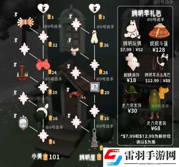 光遇姆明季先祖兑换图大全
