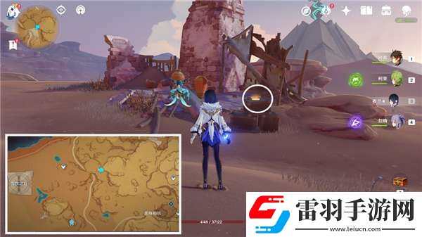 原神沙漠旋曜玉帛在哪里