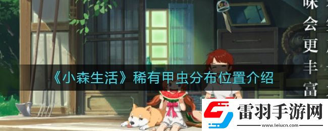 小森生活稀有甲虫怎么抓捕