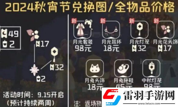 光遇秋宵节持续多久