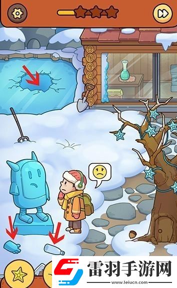 脑洞大侦探怎么通过雪地玩闹怎么找到鱼
