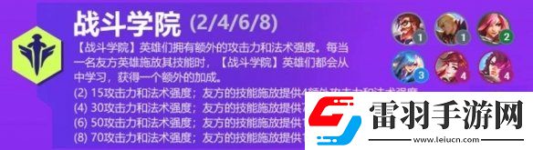 金铲铲之战战斗学院怎么玩金铲铲S6双城之战新羁绊战斗学院